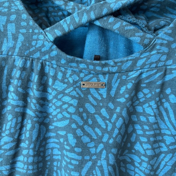 prAna blue JUNE LAKE Halter Dress small - Picture 8 of 10